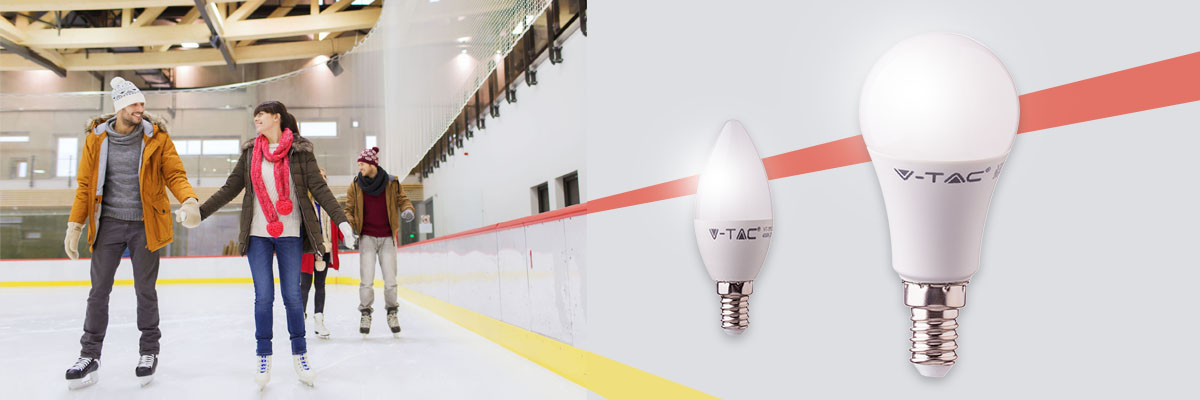 Pista de patinaje sobre hielo de LED