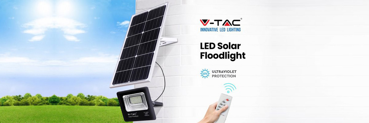 V-TAC presenta su gama de soluciones de alumbrado solar